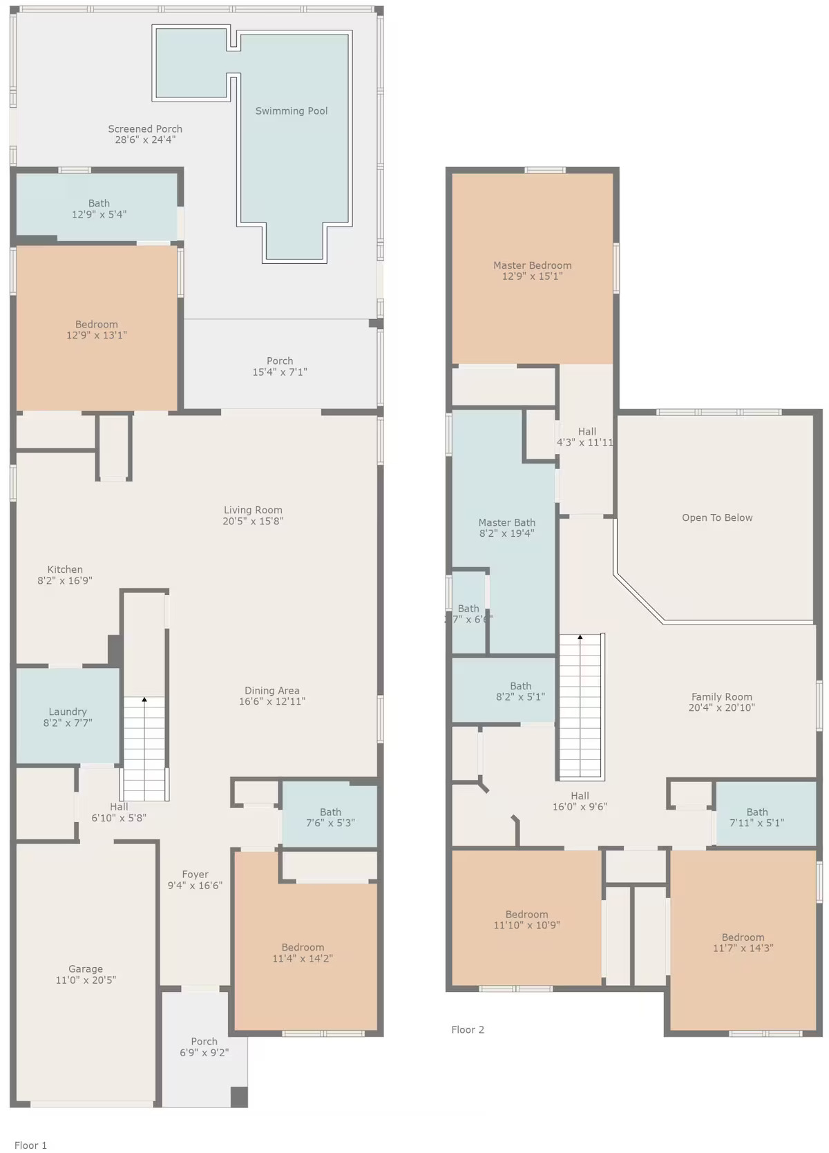 Champions Getaway floor plan